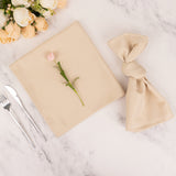 Create a Timeless and Luxurious Table Setting with Beige Premium Polyester Napkins