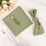 Dusty Sage Green Premium Polyester Dinner Napkins for Every Occasion