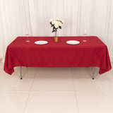Elevate Your Event with the Wine Seamless Polyester Rectangular Tablecloth